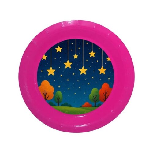 Prato de Papel Personalizado Noite das Estrelas