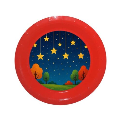 Prato de Papel Personalizado Noite das Estrelas