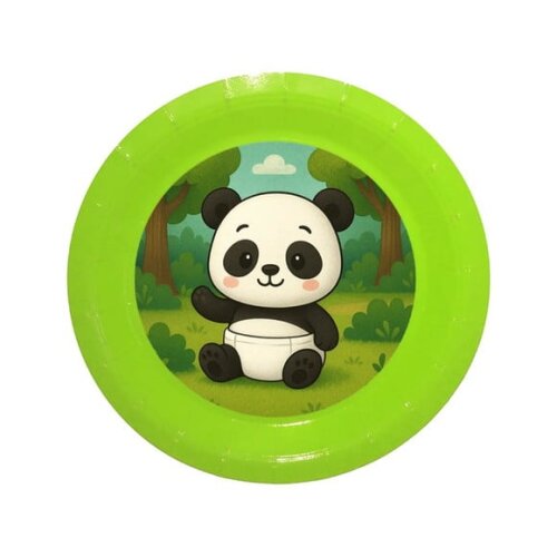 Prato de Papel Personalizado Panda Baby