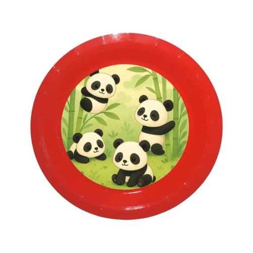 Prato de Papel Personalizado Pandinhas