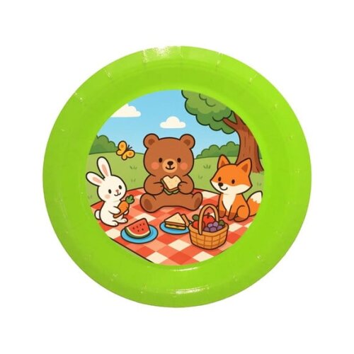 Prato de Papel Personalizado Picnic