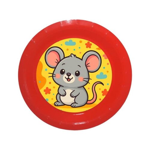 Prato de Papel Personalizado Ratinho Fofo
