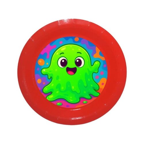 Prato de Papel Personalizado Slime