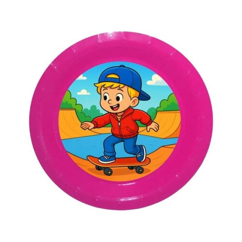 Prato de Papel Personalizado Skate Kids