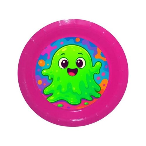 Prato de Papel Personalizado Slime