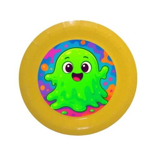 Prato de Papel Personalizado Slime