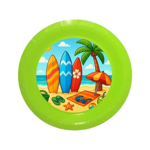 Prato de Papel Personalizado Surf