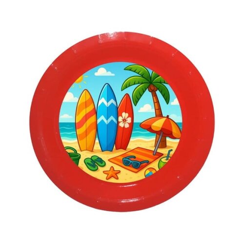 Prato de Papel Personalizado Surf