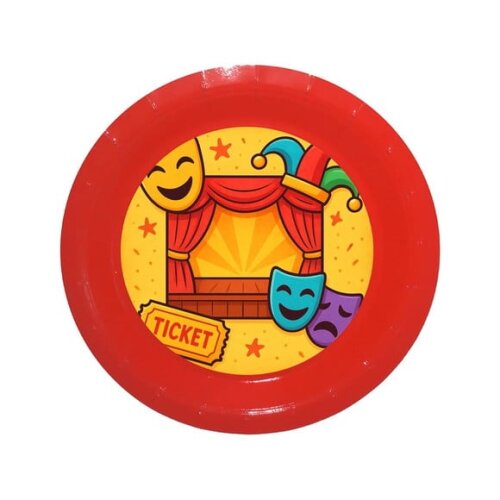 Prato de Papel Personalizado Teatro Infantil