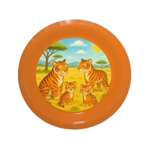Prato de Papel Personalizado Tigres