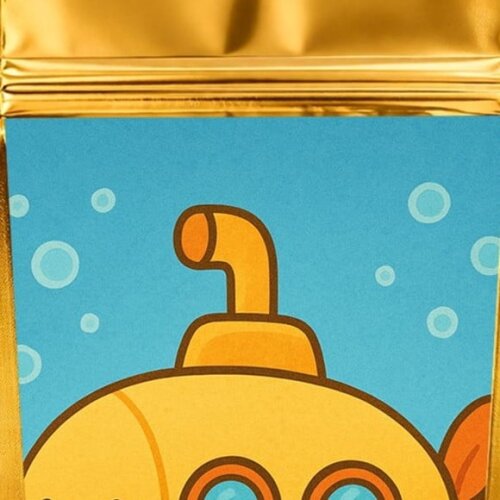 Saco Festa Metalizado Dourado 13x20 Submarino