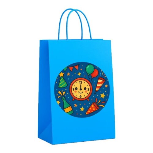 Sacola de Papel Personalizada Infantil Ano Novo