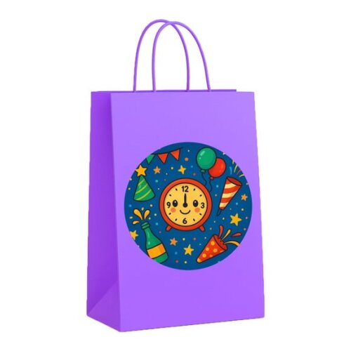 Sacola de Papel Personalizada Infantil Ano Novo