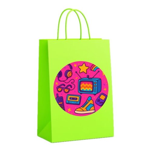 Sacola de Papel Personalizada Infantil Anos 80