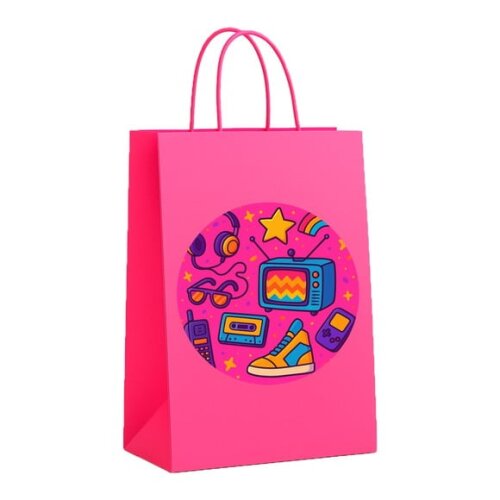 Sacola de Papel Personalizada Infantil Anos 80