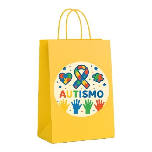 Sacola de Papel Personalizada Infantil Autismo
