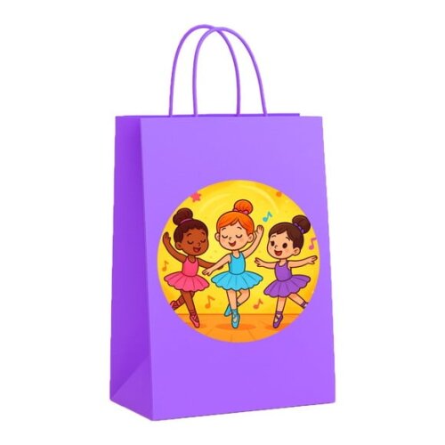 Sacola de Papel Personalizada Infantil Balé