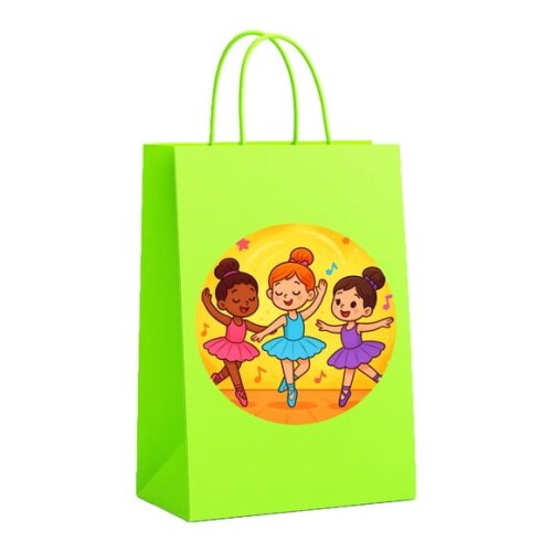 Sacola de Papel Personalizada Infantil Balé