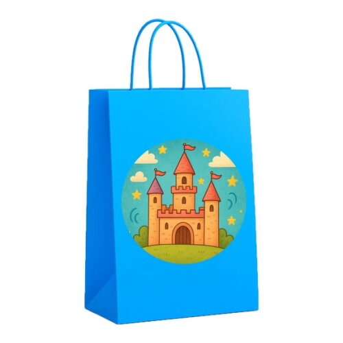 Sacola de Papel Personalizada Infantil Castelo Encantado