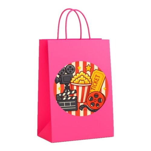 Sacola de Papel Personalizada Infantil Cinema