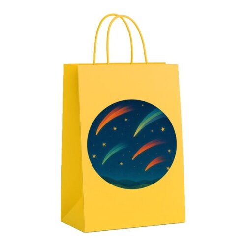 Sacola de Papel Personalizada Infantil Cometas