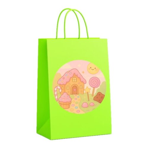 Sacola de Papel Personalizada Infantil Confeitaria Kids