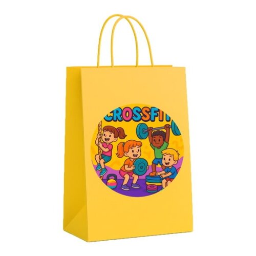 Sacola de Papel Personalizada Infantil Crossfit