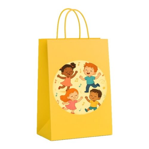 Sacola de Papel Personalizada Infantil Dança