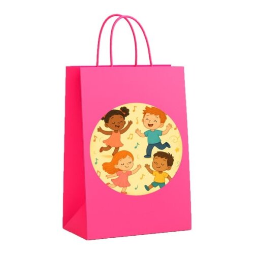 Sacola de Papel Personalizada Infantil Dança