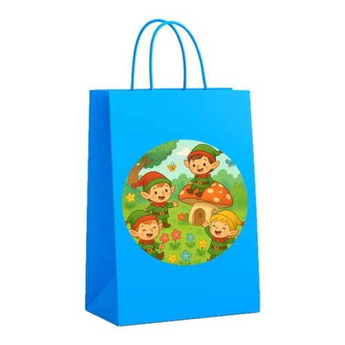 Sacola de Papel Personalizada Infantil Duendes