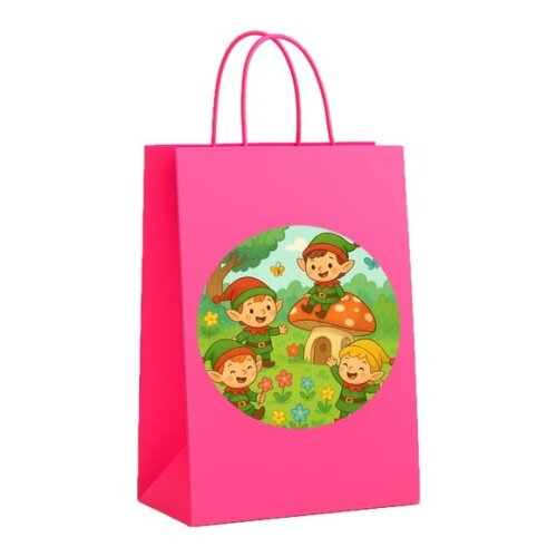 Sacola de Papel Personalizada Infantil Duendes
