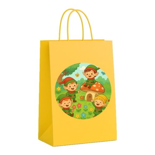 Sacola de Papel Personalizada Infantil Duendes