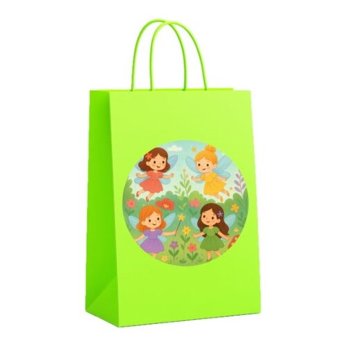 Sacola de Papel Personalizada Infantil Fadas