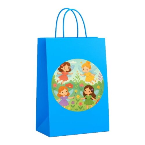 Sacola de Papel Personalizada Infantil Fadas