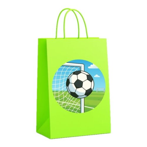 Sacola de Papel Personalizada Infantil Futebol