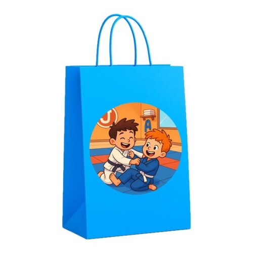 Sacola de Papel Personalizada Infantil Jiu-jítsu