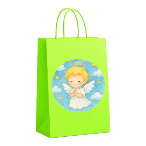 Sacola de Papel Personalizada Infantil Meu Batizado