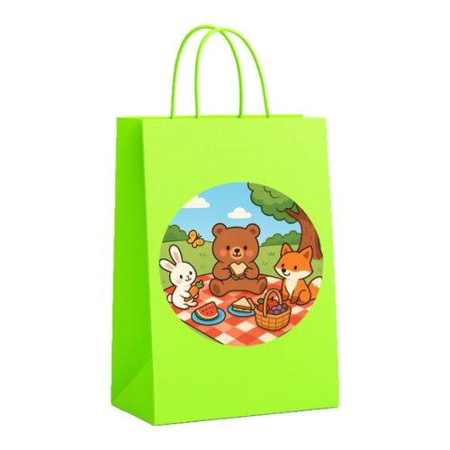 Sacola de Papel Personalizada Infantil Picnic