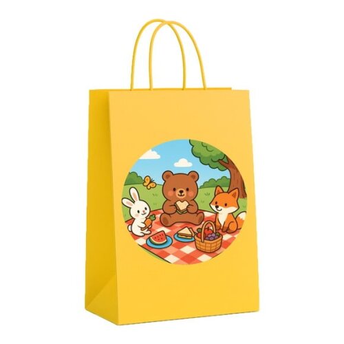 Sacola de Papel Personalizada Infantil Picnic