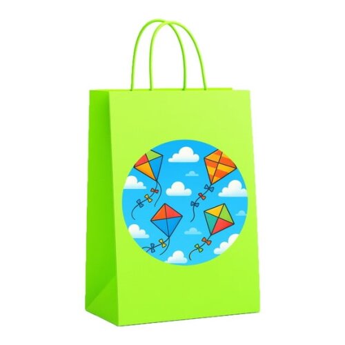 Sacola de Papel Personalizada Infantil Pipas