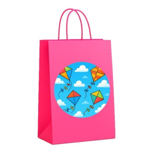 Sacola de Papel Personalizada Infantil Pipas