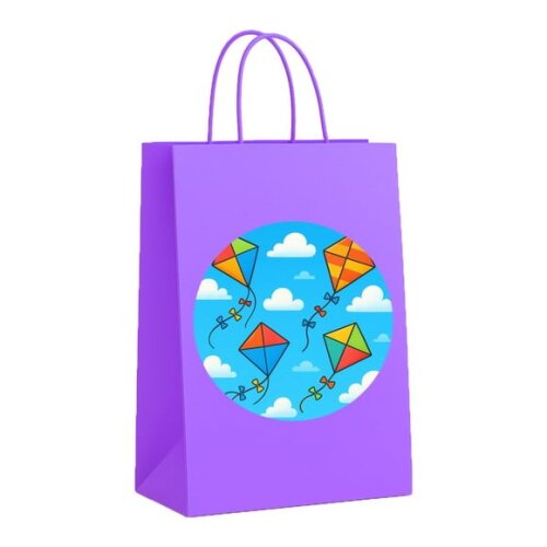 Sacola de Papel Personalizada Infantil Pipas