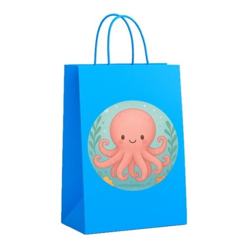 Sacola de Papel Personalizada Infantil Polvo