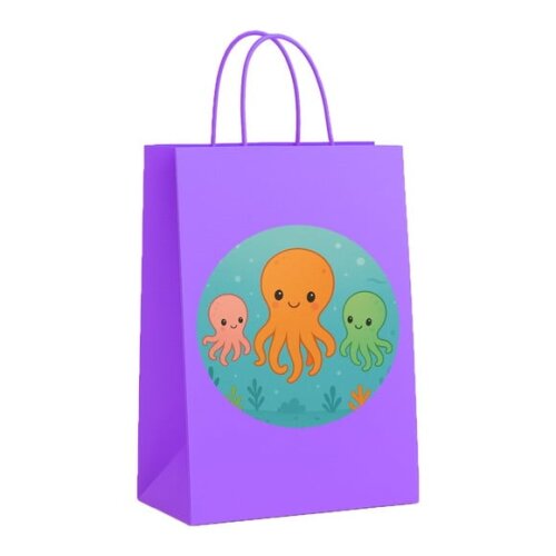 Sacola de Papel Personalizada Infantil Polvinhos