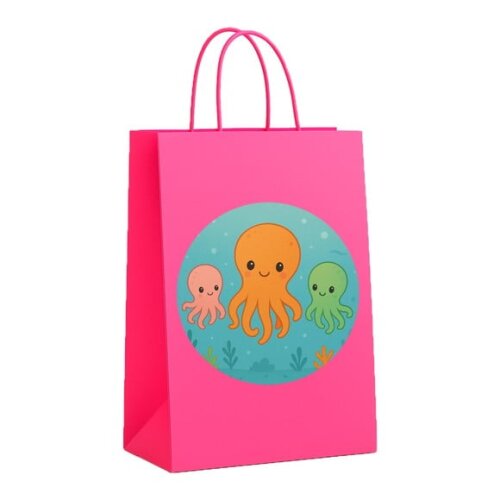 Sacola de Papel Personalizada Infantil Polvinhos