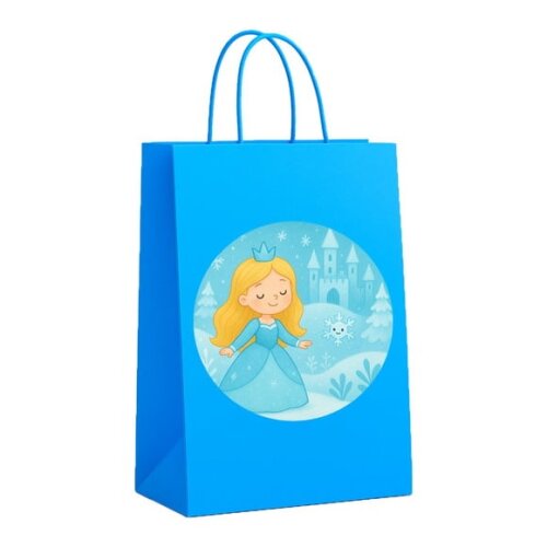 Sacola de Papel Personalizada Infantil Reino do Gelo