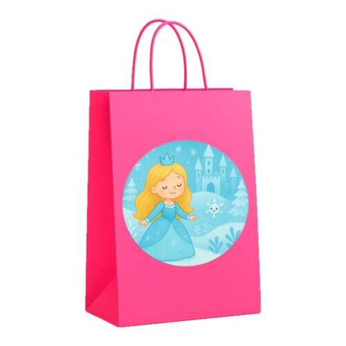 Sacola de Papel Personalizada Infantil Reino do Gelo