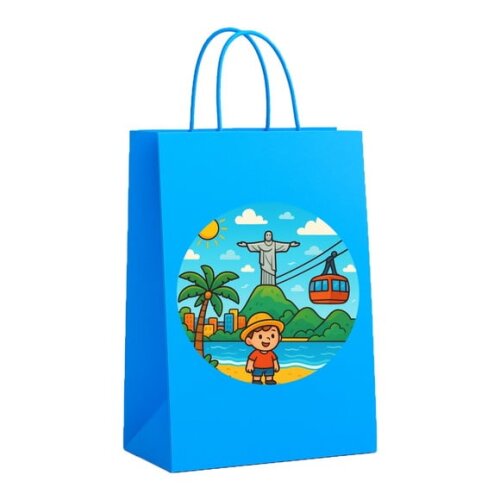 Sacola de Papel Personalizada Infantil Rio de Janeiro