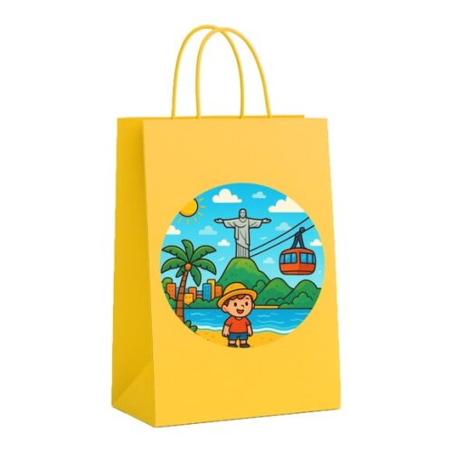 Sacola de Papel Personalizada Infantil Rio de Janeiro