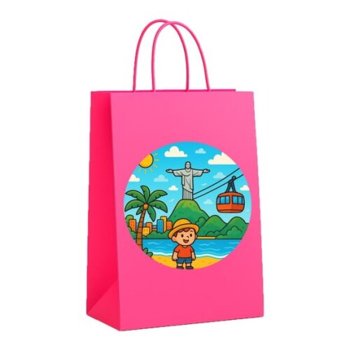 Sacola de Papel Personalizada Infantil Rio de Janeiro